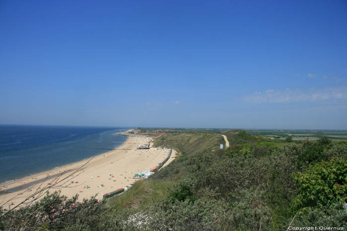 Duinen en zee Zoutelande / Nederland 