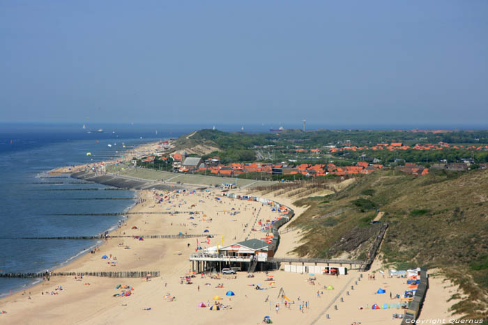 Dunes et mer Pays De Sel (Zoutelande)  Zoutelande / Pays Bas 