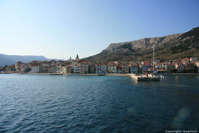 View on Baska from ship Baka / CROATIA 