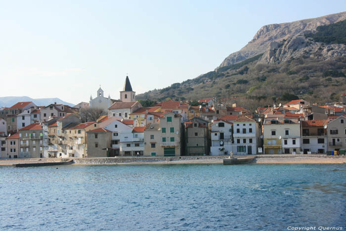 View on Baska from ship Baka / CROATIA 