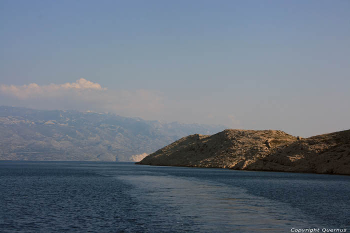 Baie depuis bteau Baka / CROATIE 