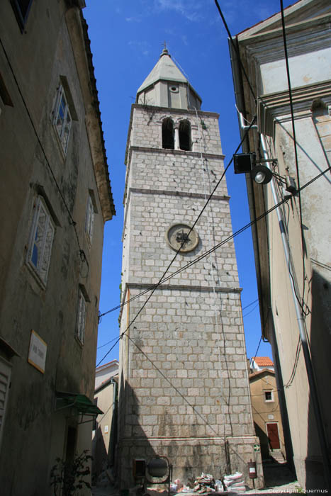 Church (Zupna ckva) Vrbnik in VRBNIK / CROATIA 