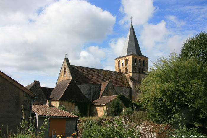 Sint-Pompont kerk Saint-Pompont / FRANKRIJK 