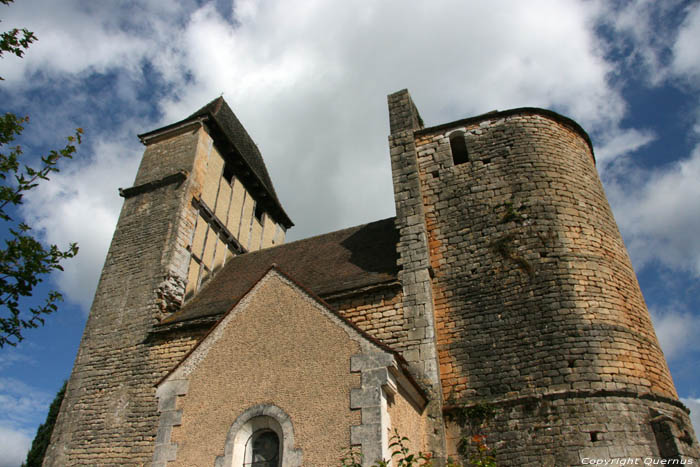 Versterkte Sint-Mauritiuskerk Prats-Du-Prigord / FRANKRIJK 