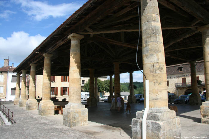 Markt Villefranche-Du-Prigord / FRANKRIJK 