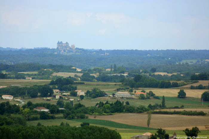 Uitzicht Monflanquin / FRANKRIJK 