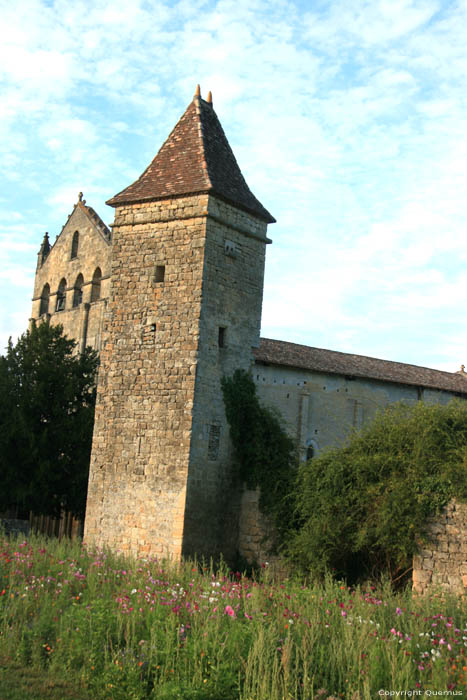 Abbey Blasimon and Saint Nicolas's church Blasimon / FRANCE 