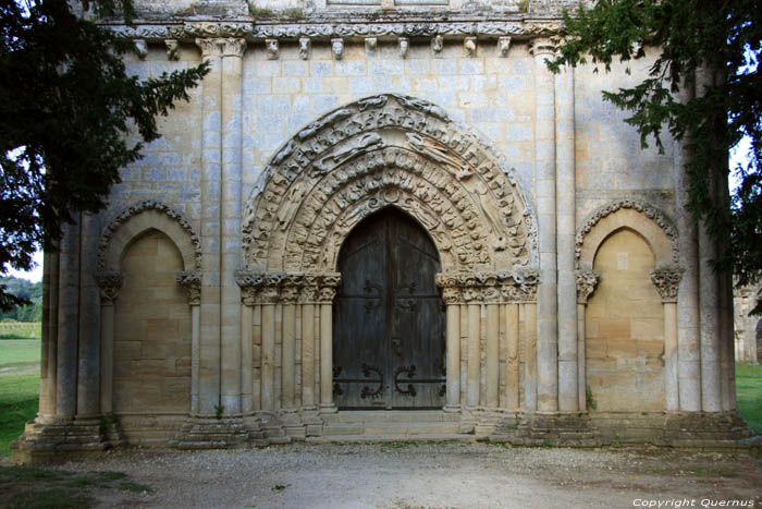 Abbey Blasimon and Saint Nicolas's church Blasimon / FRANCE 