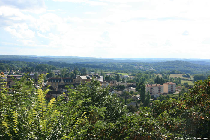 Uitzichtspunt Gourdon in LOT / FRANKRIJK 