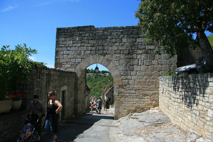 Stadspoort L'Hospitalet Rocamadour / FRANKRIJK 