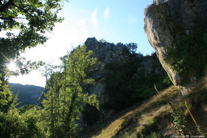 Rotsformaties Rocamadour / FRANKRIJK 