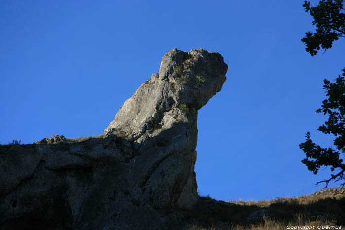 Rotsformatie Rocamadour / FRANKRIJK 