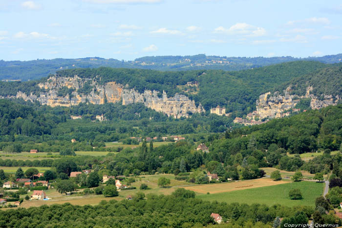 View on Dordogne valley Domme / FRANCE 