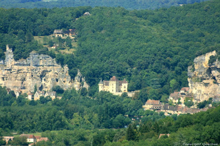 Uitzicht op Dordogne Domme / FRANKRIJK 