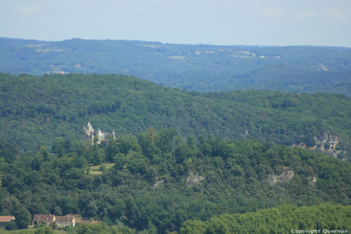 Uitzicht op Dordogne Domme / FRANKRIJK 