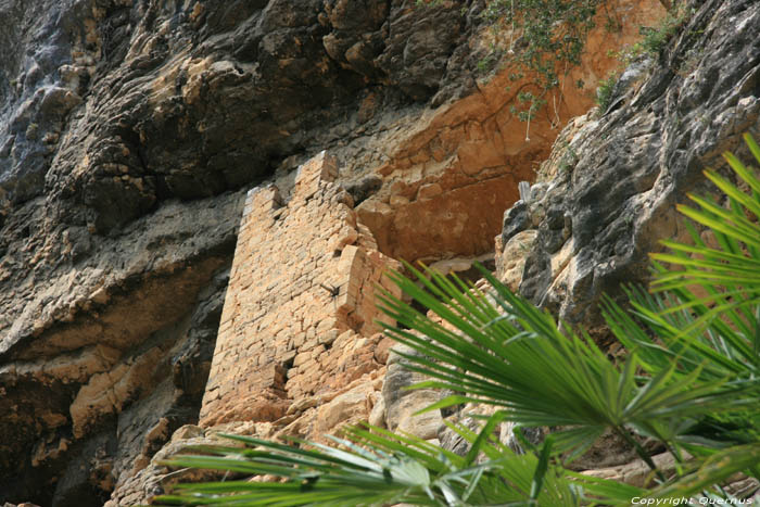 Chemin vers partie ancienne La Roque-Gageac / FRANCE 