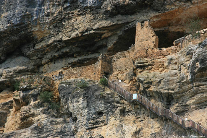 Chemin vers partie ancienne La Roque-Gageac / FRANCE 