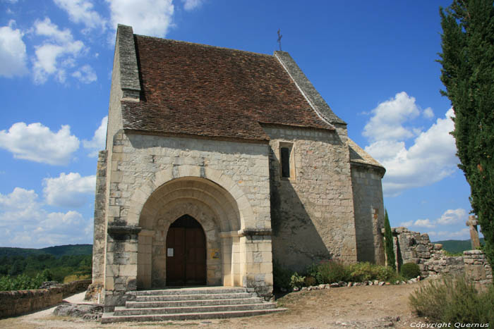 Romanseque church with double choir Creysse in MARTEL / FRANCE 