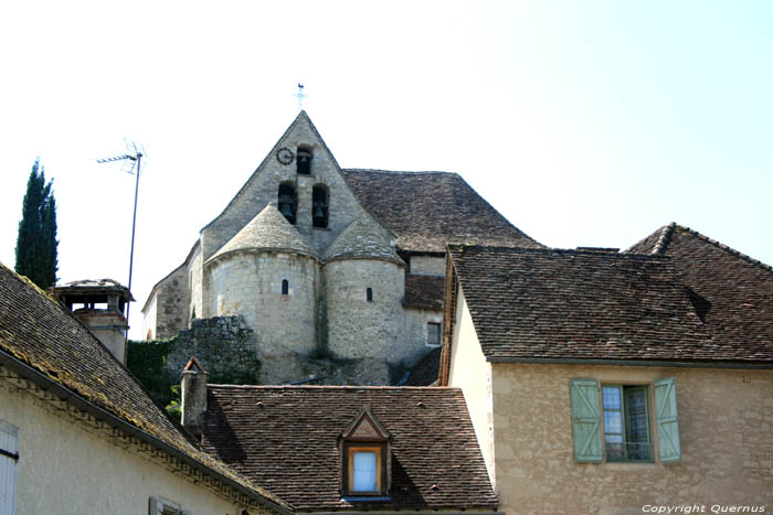 Romanseque church with double choir Creysse in MARTEL / FRANCE 
