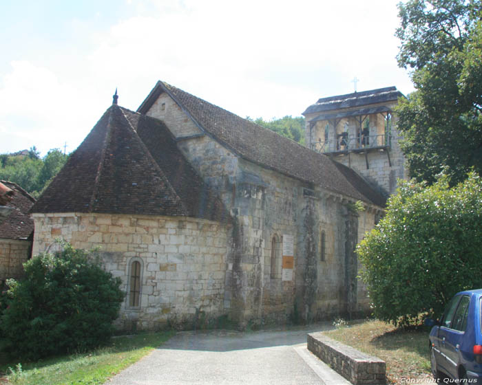 Onze-Lieve-Vrouw-geboortekerk van Lasvaux Cazillac in MARTEL / FRANKRIJK 