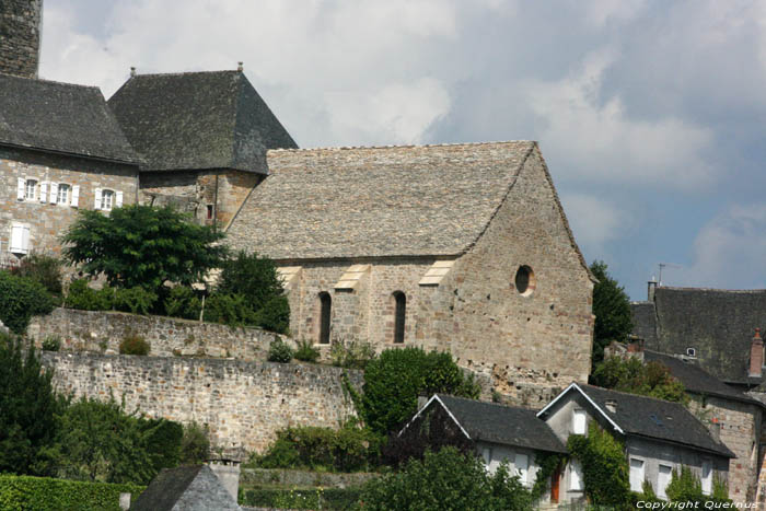 View on castle Turenne in TURENNE / FRANCE 