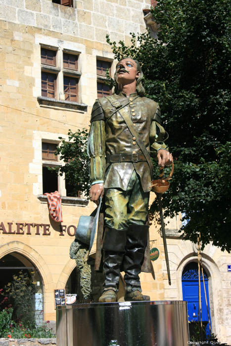 Statue Cyrano de Bergerac Par Mauro Corda Bergerac / FRANCE 
