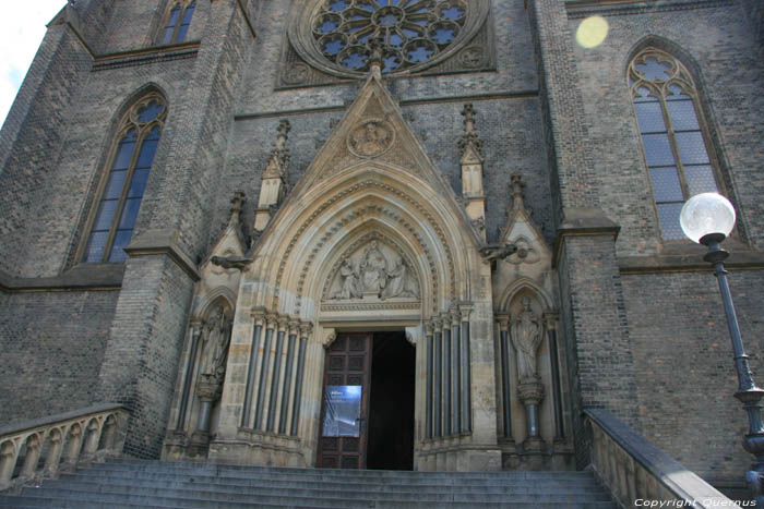 Ludmili Kerk (Kostel Svat Ludmili) Praag in PRAAG / Tsjechi 