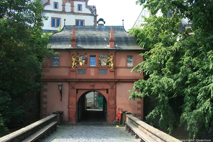 Port House of Former Castle Darmstadt / Germany 