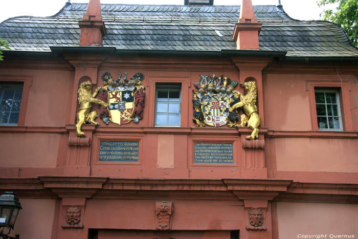 Port House of Former Castle Darmstadt / Germany 