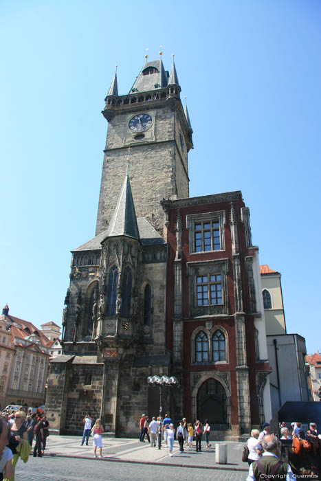 Stadhuis Oude Stad (Staromestska radnice) Praag in PRAAG / Tsjechi 