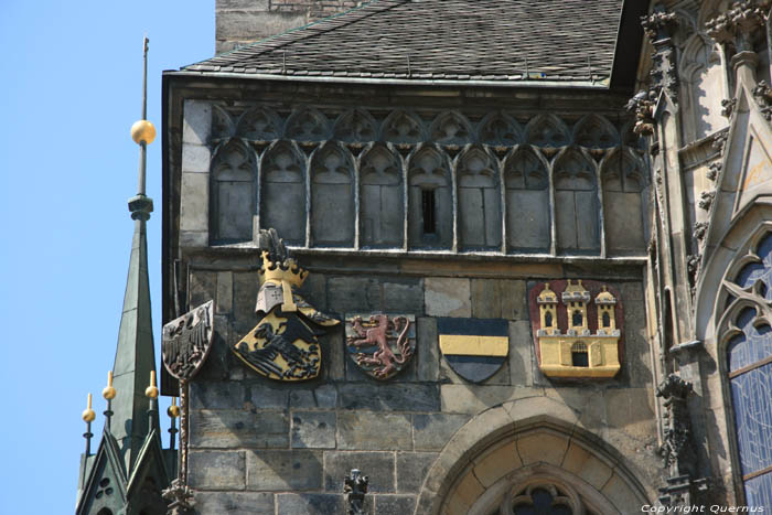 Stadhuis Oude Stad (Staromestska radnice) Praag in PRAAG / Tsjechi 