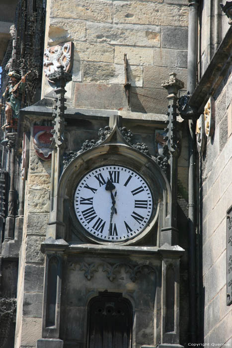 Stadhuis Oude Stad (Staromestska radnice) Praag in PRAAG / Tsjechi 