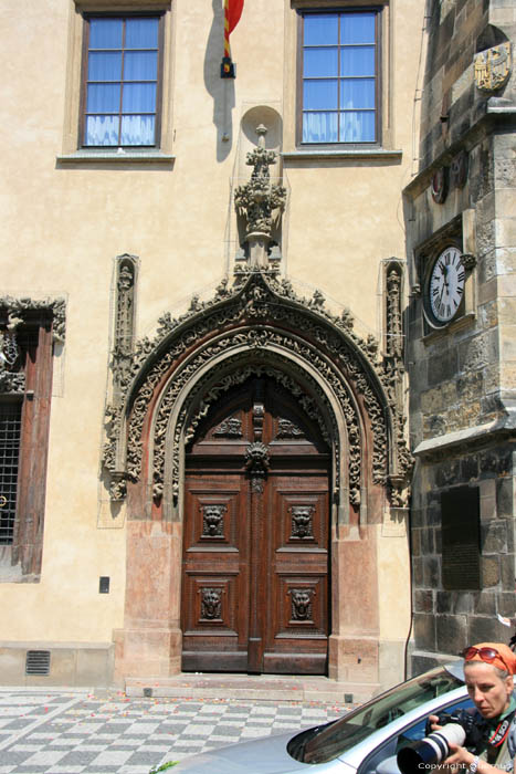 Stadhuis Oude Stad (Staromestska radnice) Praag in PRAAG / Tsjechi 