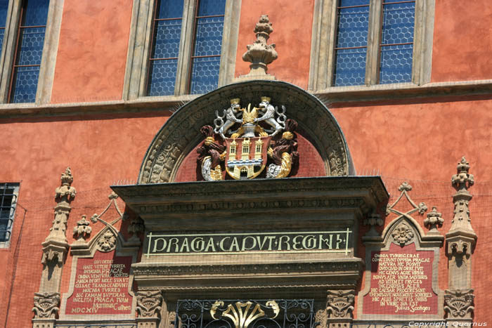 Stadhuis Oude Stad (Staromestska radnice) Praag in PRAAG / Tsjechi 