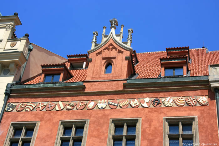 Stadhuis Oude Stad (Staromestska radnice) Praag in PRAAG / Tsjechi 