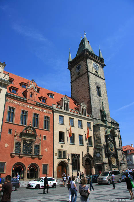 Stadhuis Oude Stad (Staromestska radnice) Praag in PRAAG / Tsjechi 