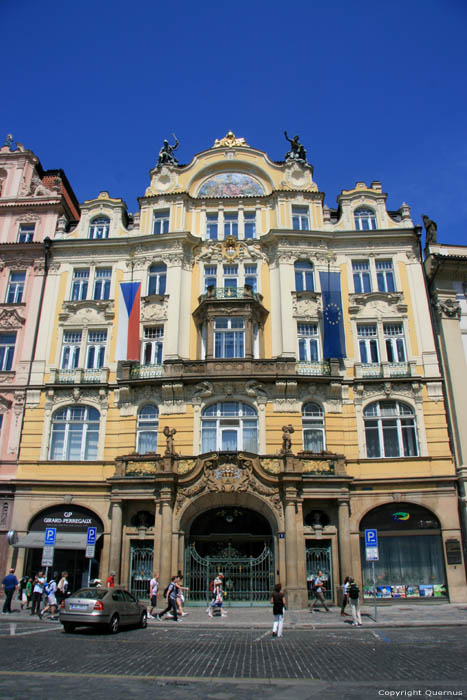 Gebouw rococo Praag in PRAAG / Tsjechi 