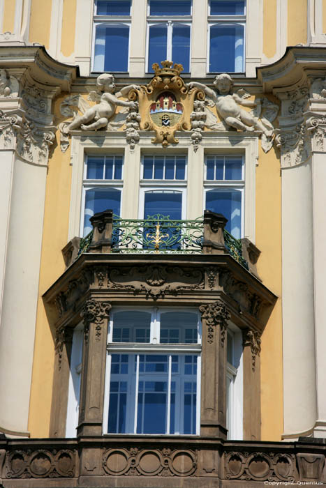 Gebouw rococo Praag in PRAAG / Tsjechi 