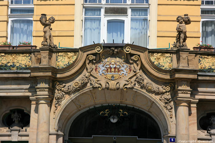 Gebouw rococo Praag in PRAAG / Tsjechi 