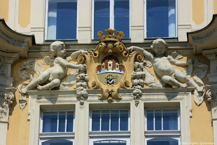 Gebouw rococo Praag in PRAAG / Tsjechi 