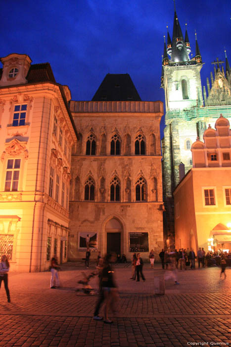 Gothic building Pragues in PRAGUES / Czech Republic 