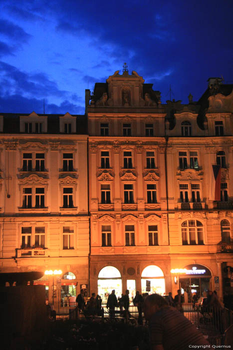 Building with star Pragues in PRAGUES / Czech Republic 