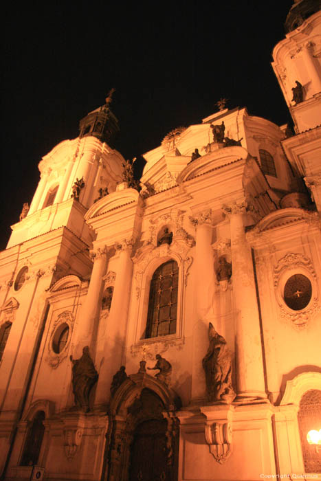 Saint-Nicolas' church Pragues in PRAGUES / Czech Republic 