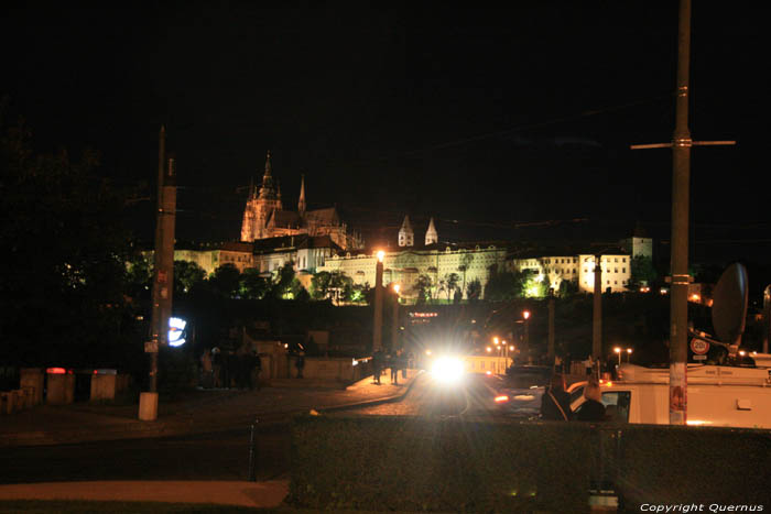 Uitzicht op Kasteel Praag in PRAAG / Tsjechi 