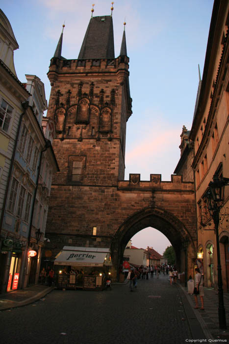 Toren Kleine Zijde Praag in PRAAG / Tsjechi 