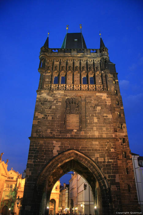 Oudestadsbruggetoren - Gevangenistoren Praag in PRAAG / Tsjechi 