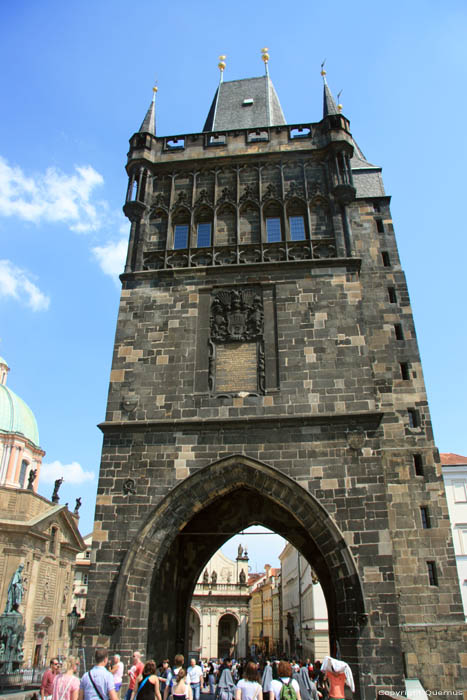 Oudestadsbruggetoren - Gevangenistoren Praag in PRAAG / Tsjechi 