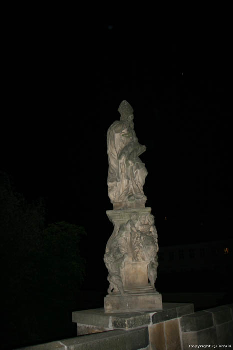 Saint-Adalbert's statue Pragues in PRAGUES / Czech Republic 