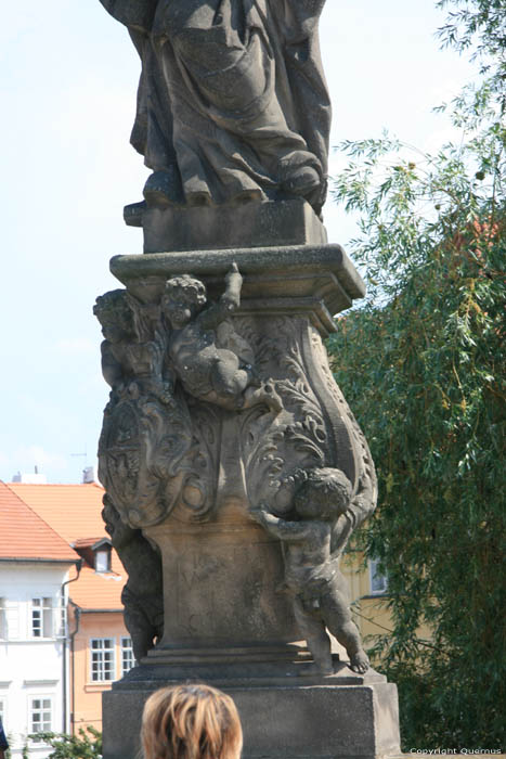 Saint-Adalbert's statue Pragues in PRAGUES / Czech Republic 