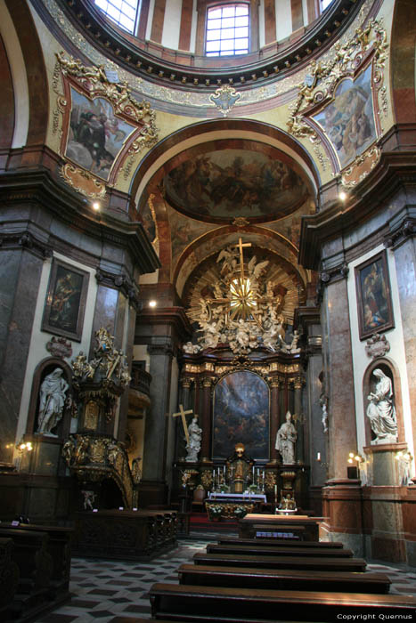 Saint-Francis' church Pragues in PRAGUES / Czech Republic 